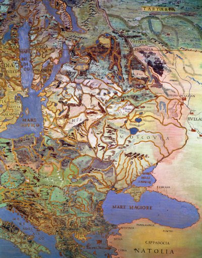 Map of Central Europe, from the 